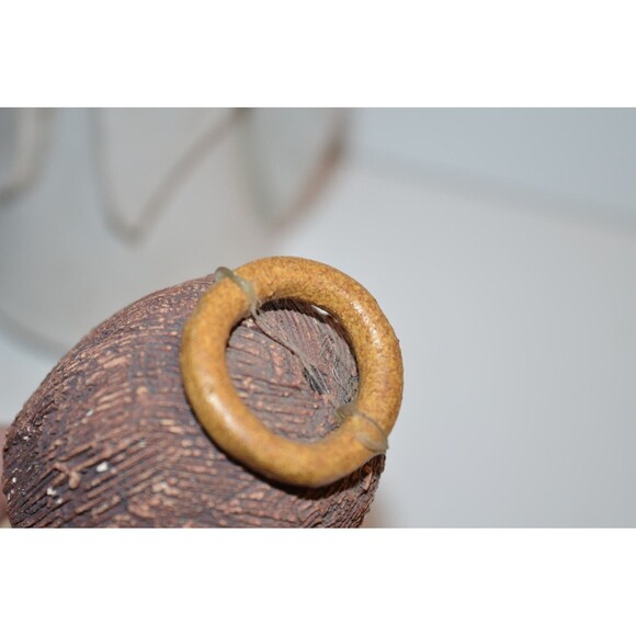 Vtg Rita Ward Pottery Angel of Light Oil Burning Lamp Statue handmade signed - Picture 5 of 13